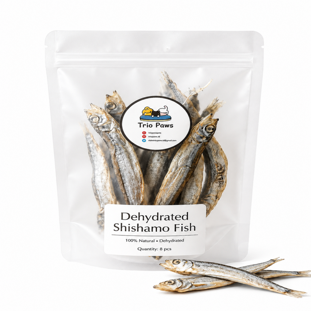 Dehydrated Shishamo Fish Treats for Dogs & Cats (8pcs) | Natural Dog & Cat Treats